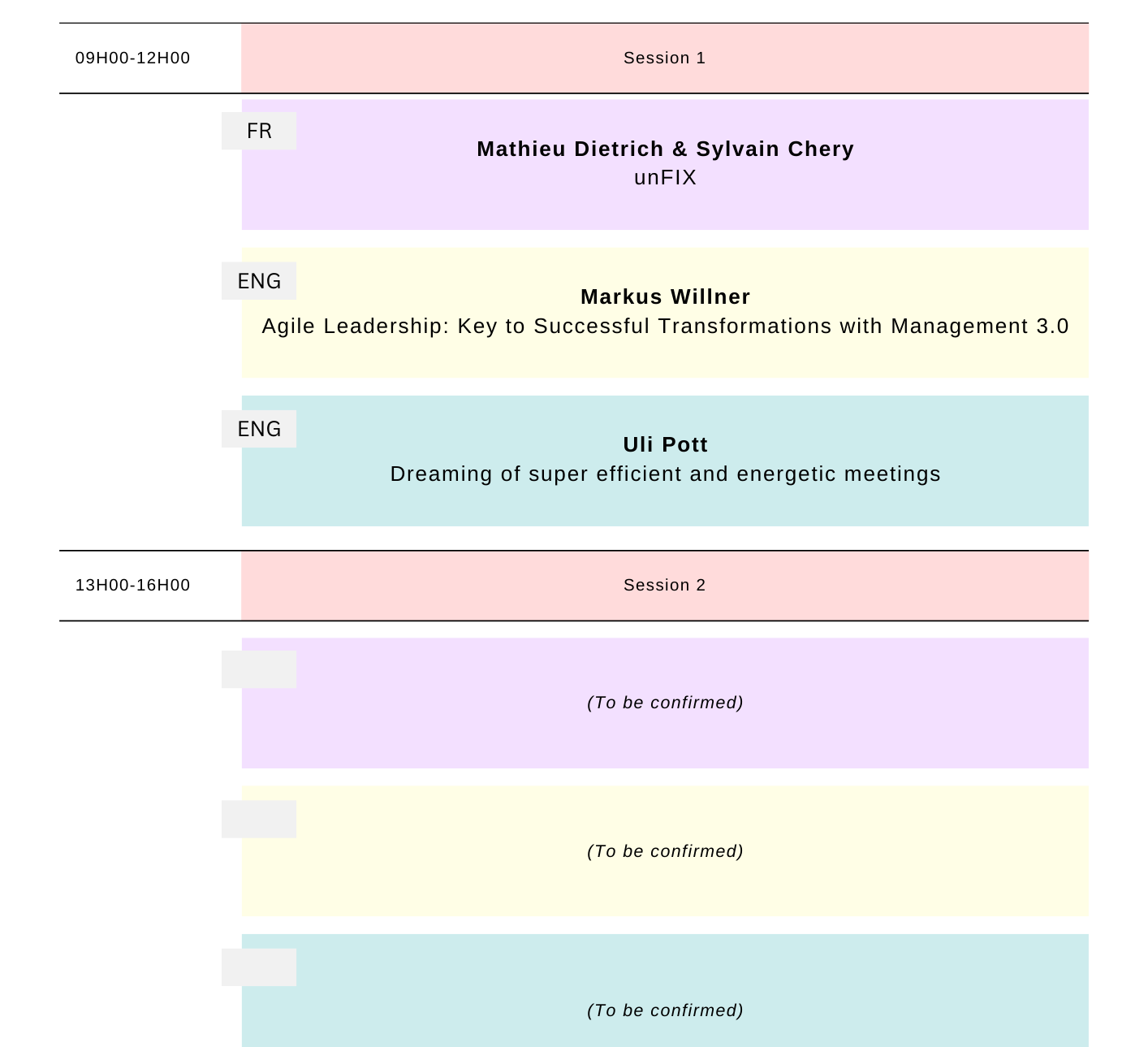 24 april agenda